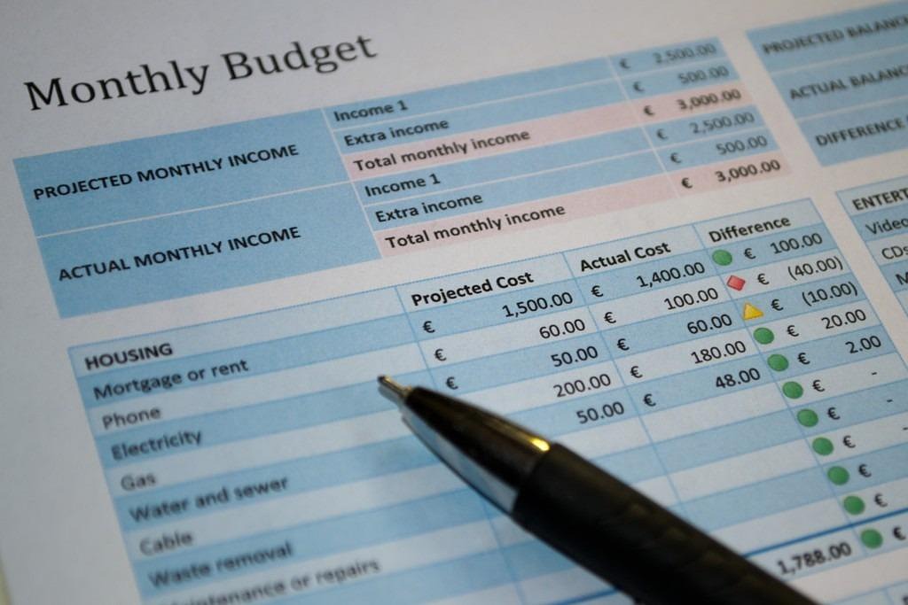 Monthly budget planning for beginners